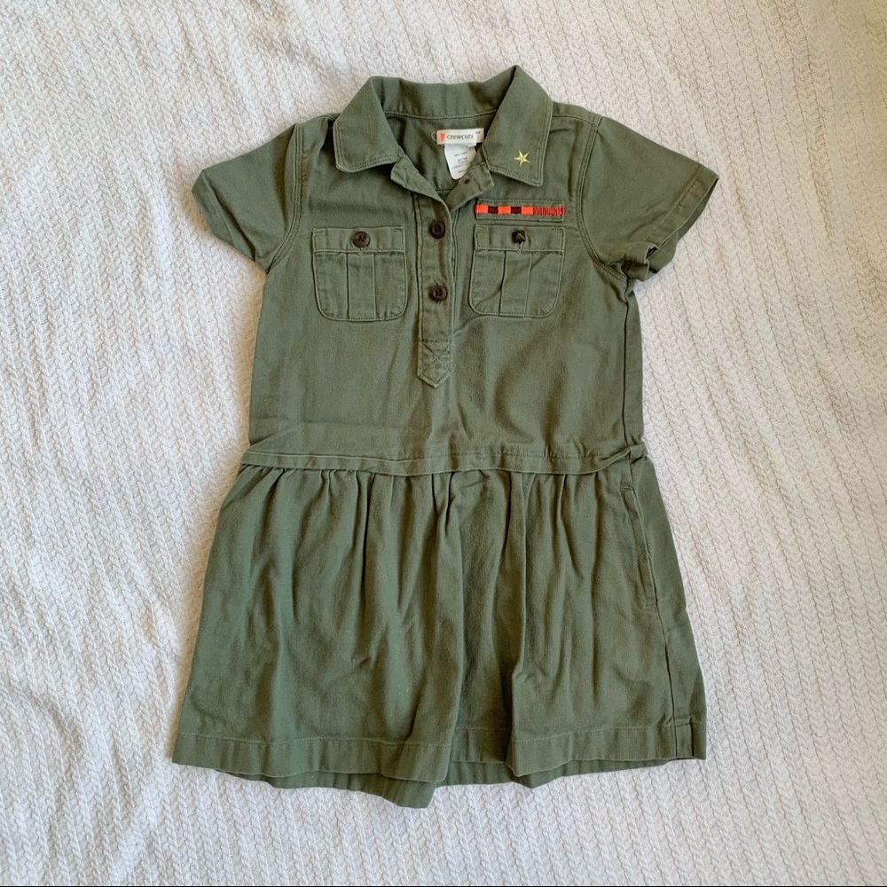 J. Crew Crewcuts Military Inspired Dress (Size 3)